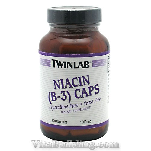 TwinLab Niacin (B-3) Caps - Click Image to Close