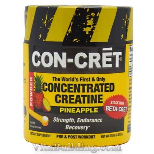 Con-Cret Concentrated Creatine Powder, Pineapple,48 Servings - Click Image to Close