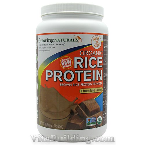 Growing Naturals Organic Rice Protein - Click Image to Close