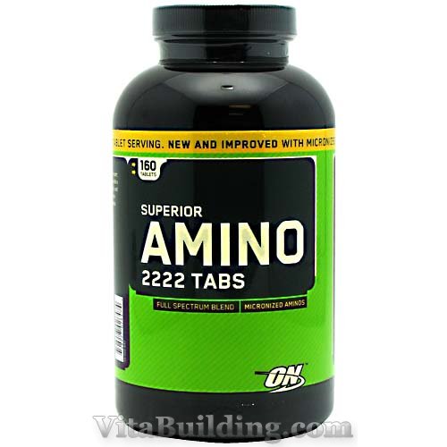 Optimum Nutrition Superior Amino 2222 Tabs, 160 Tablets - Click Image to Close