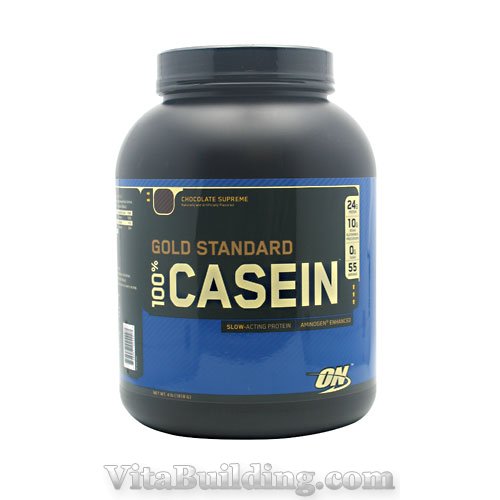 Optimum Nutrition Gold Standard 100% Casein,4 Lbs, All Flavors - Click Image to Close