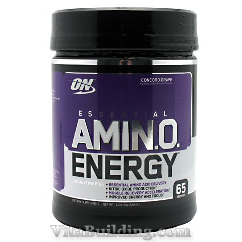 Optimum Nutrition Amino Energy, Concord Grape, 65 Servings - Click Image to Close