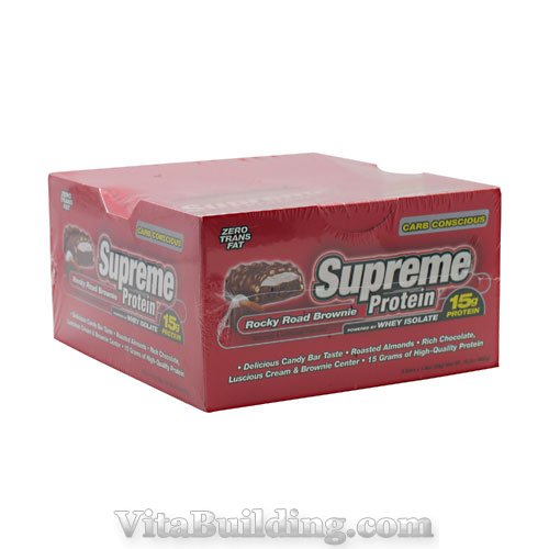 Supreme Protein Carb Conscious Quadruple Layer Protein Bar - Click Image to Close