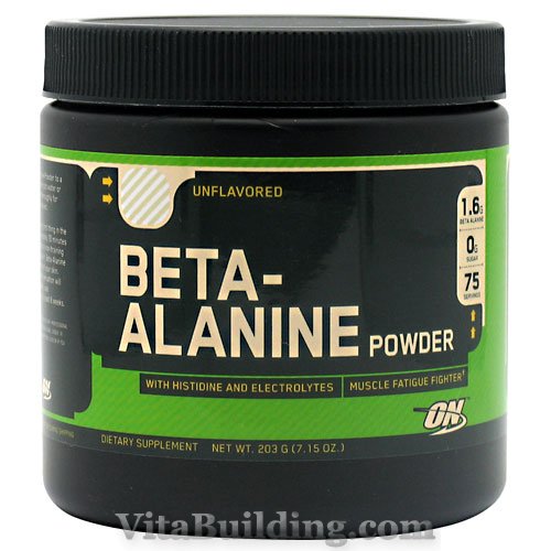 Optimum Nutrition Beta-Alanine, Unflavored - Click Image to Close