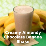 Creamy Almondy Chocolate Banana Shake