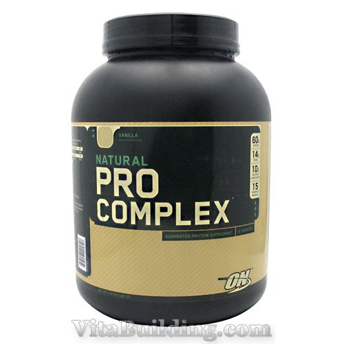 Optimum Nutrition Natural Pro Complex, Vanilla, 4.6 lbs. - Click Image to Close